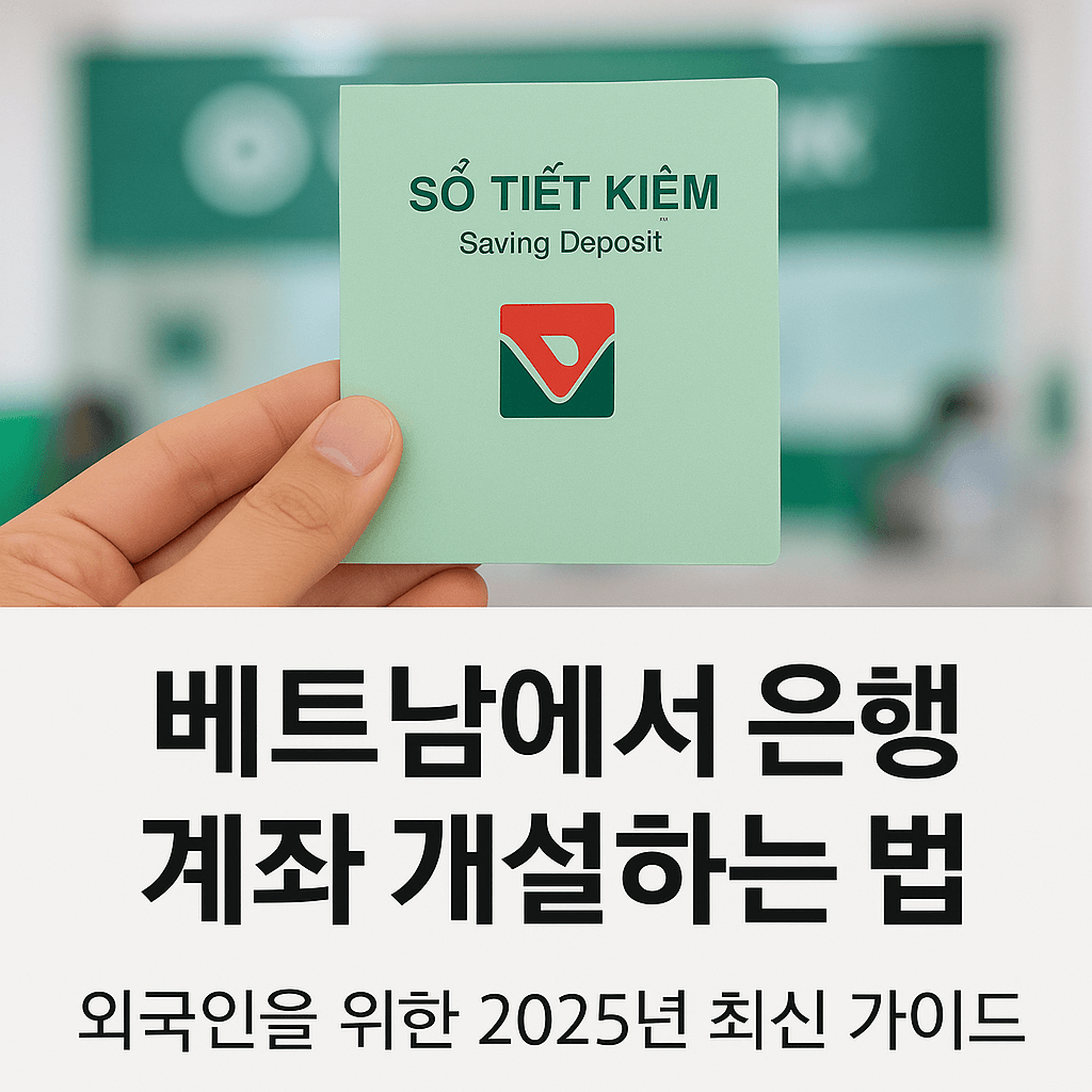 베트남에서 은행 계좌 개설하는 법